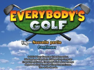 Everybody's Golf 4 (Korea) screen shot title